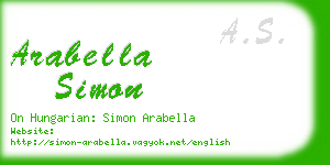 arabella simon business card
